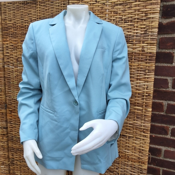 Pendleton Baby Blue Wool Vintage Lined Blazer 14 NWT - Picture 5 of 14